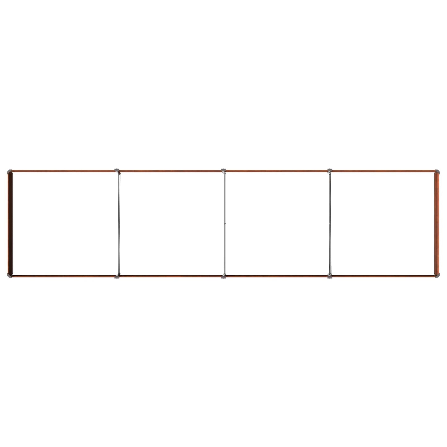 vidaXL Raised Garden Bed Rusty 320 x 80 x 24 cm corton
