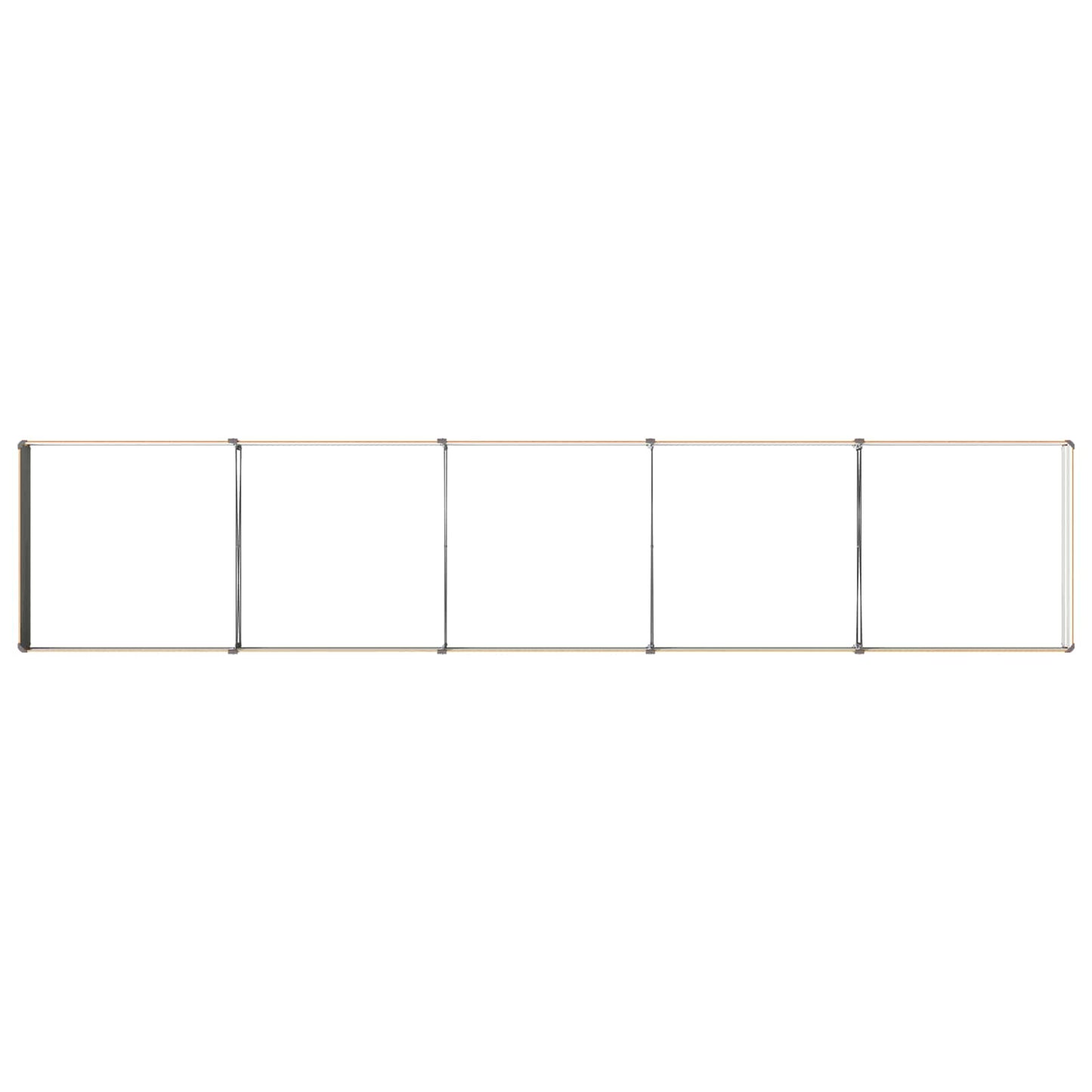 vidaXL Raised Garden Bed Natural 400 x 80 x 24 cm cold-rolled steel