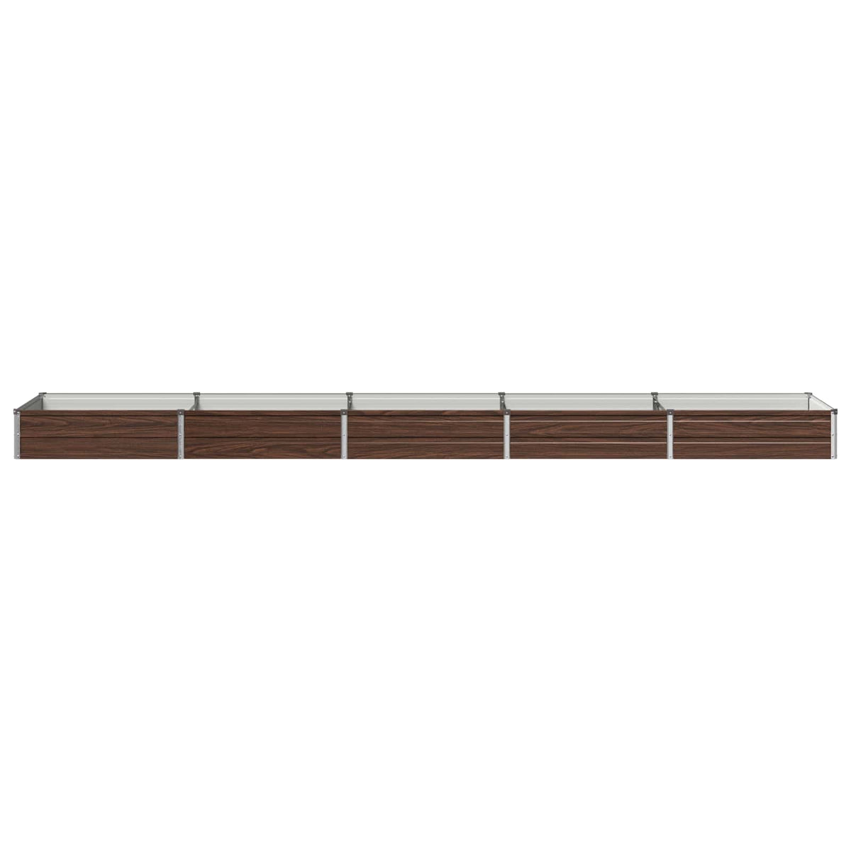 vidaXL Raised Garden Bed Black Walnut 400 x 80 x 24 cm