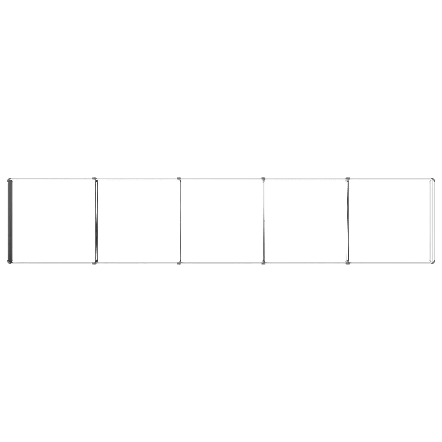vidaXL Raised Garden Bed Grey 400 x 80 x 24 cm cold-rolled steel