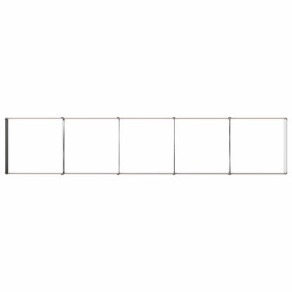 vidaXL Raised Garden Bed Brown 400 x 80 x 24 cm cold-rolled steel