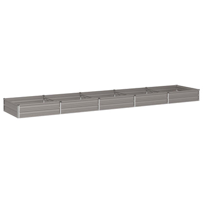 vidaXL Raised Garden Bed Rusty 400 x 80 x 24 cm corton