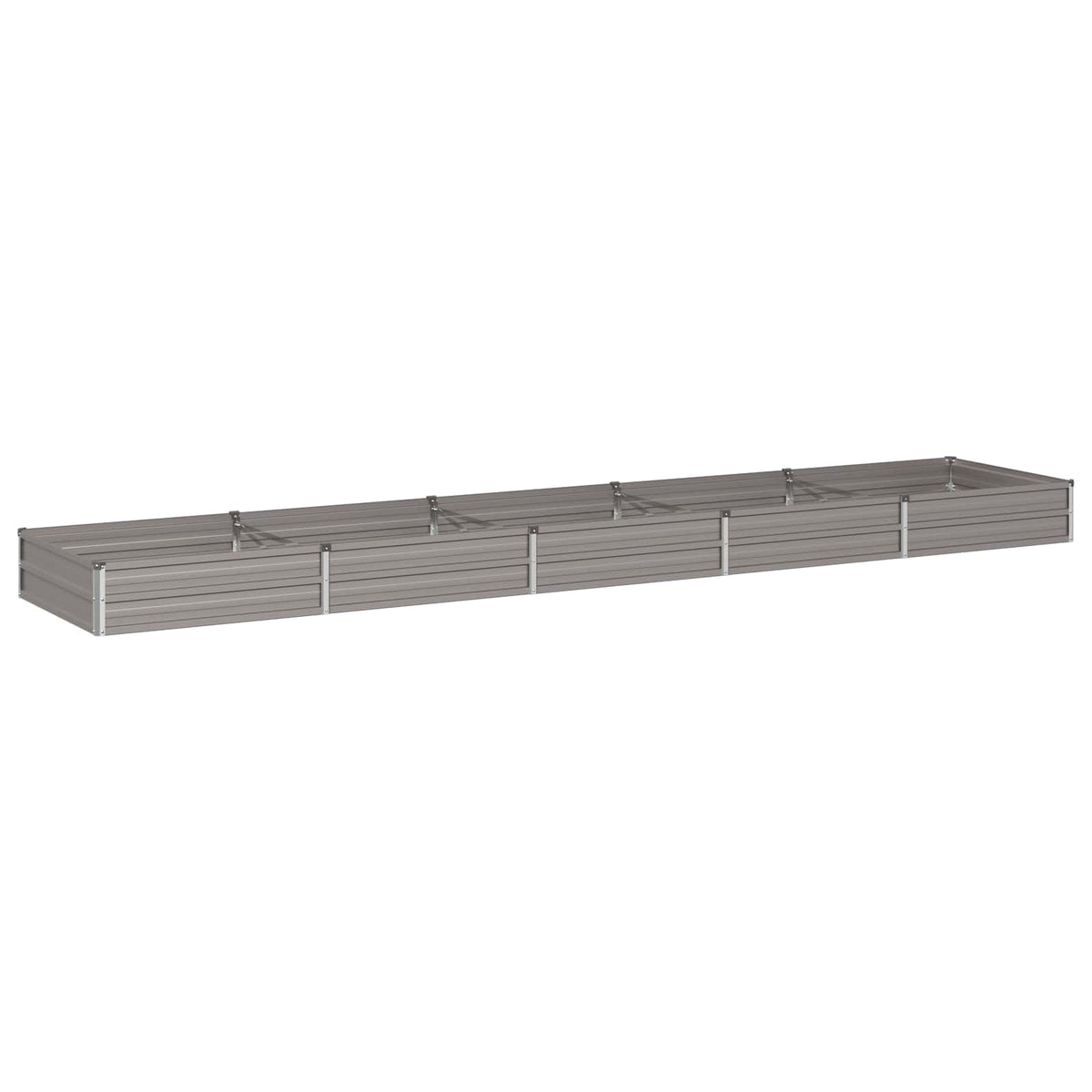vidaXL Raised Garden Bed Weathering Steel 400 x 80 x 24 cm