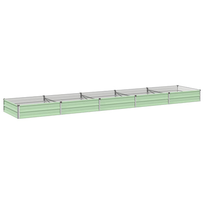 vidaXL Raised Garden Bed Pastel Green 400 x 80 x 24 cm