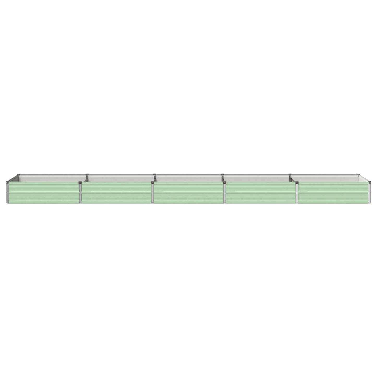 vidaXL Raised Garden Bed Pastel Green 400 x 80 x 24 cm
