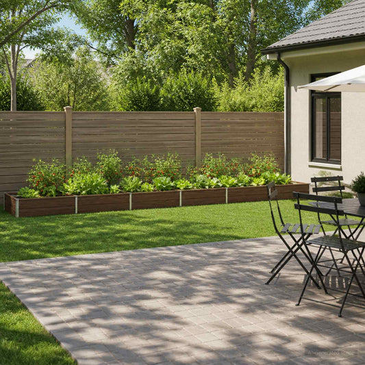 vidaXL Raised Garden Bed Black 480 x 80 x 24 cm cold-rolled steel