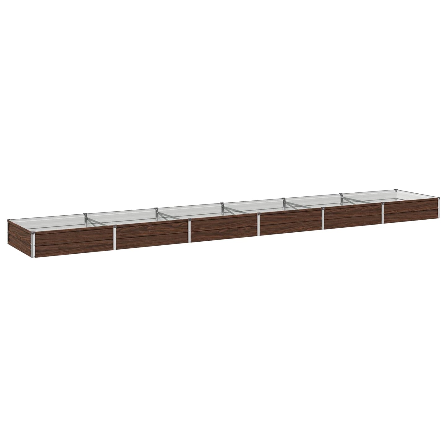 vidaXL Raised Garden Bed Black 480 x 80 x 24 cm cold-rolled steel