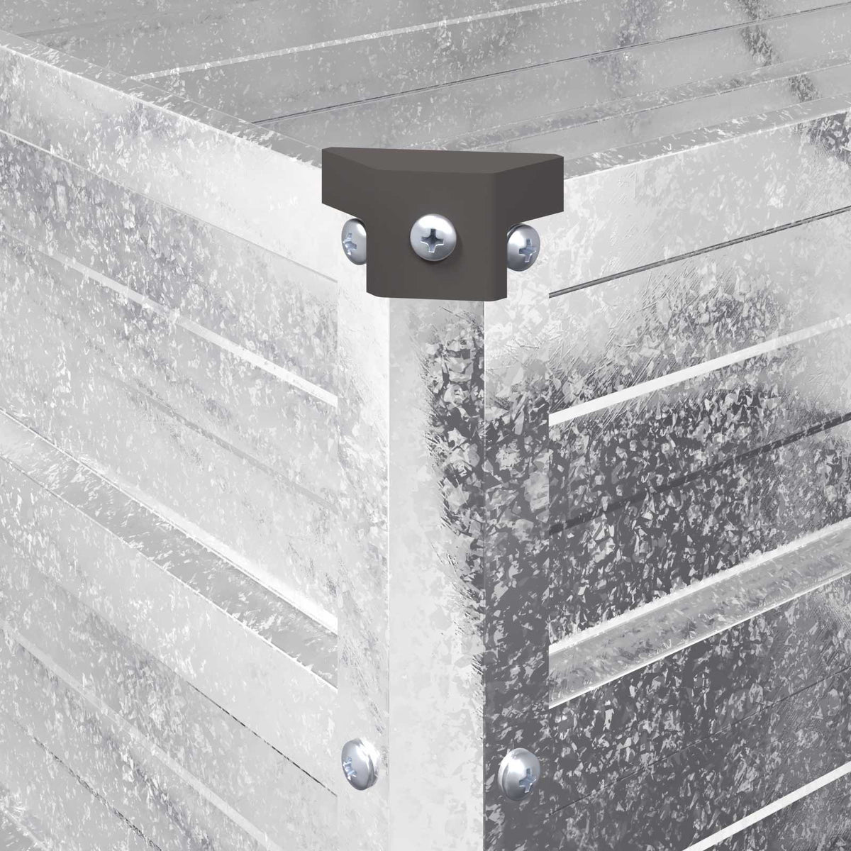 vidaXL Raised Garden Bed Galvanised Silver 480 x 80 x 24 cm