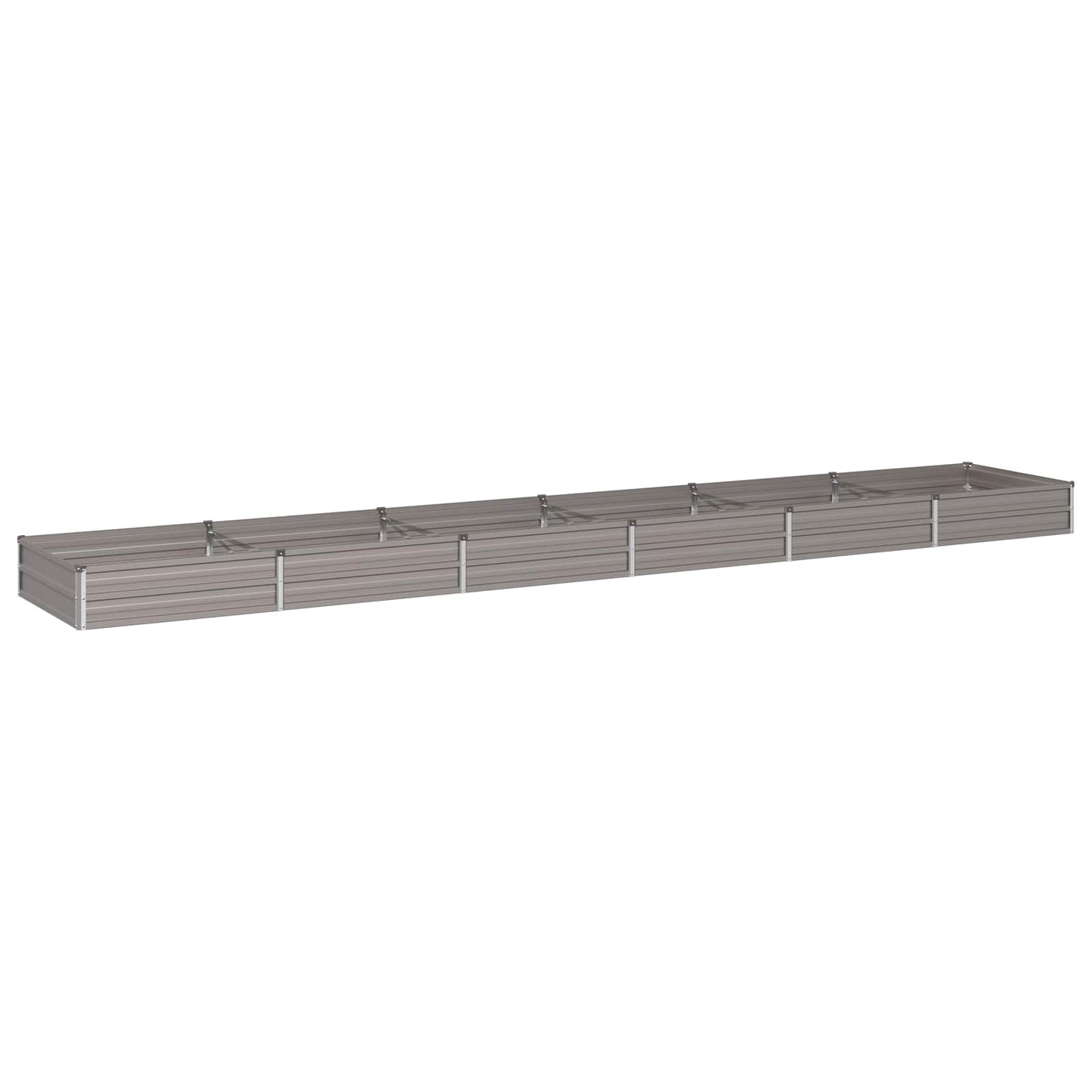 vidaXL Raised Garden Bed Rusty 480 x 80 x 24 cm corton