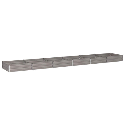 vidaXL Raised Garden Bed Rusty 480 x 80 x 24 cm corton