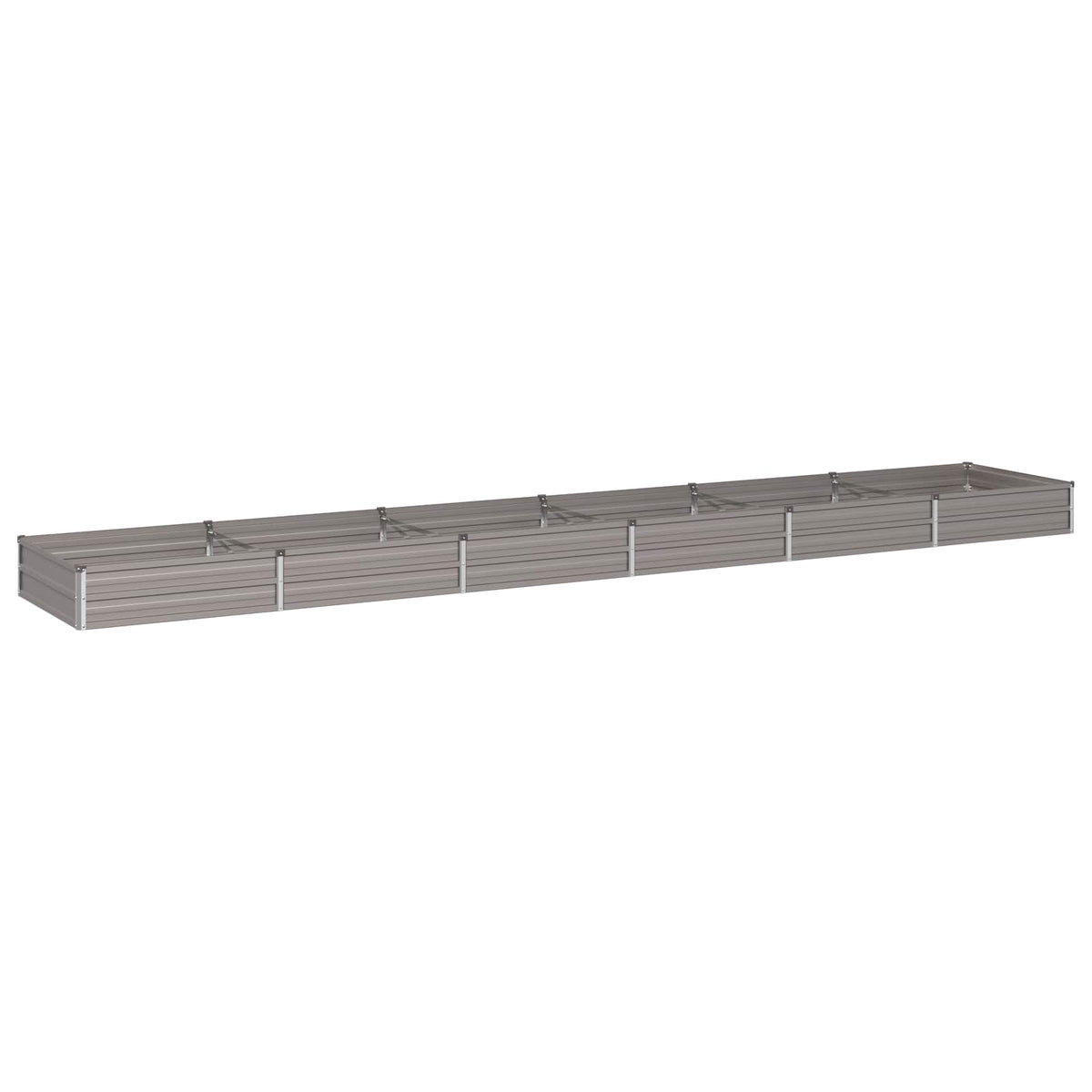 vidaXL Raised Garden Bed Weathering Steel 480 x 80 x 24 cm
