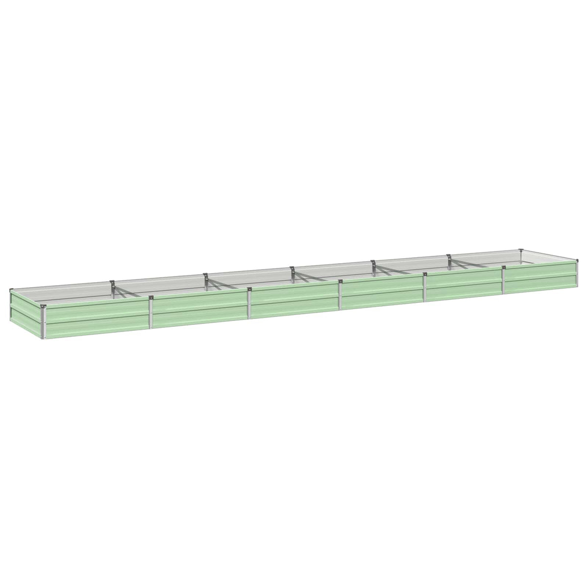 vidaXL Raised Garden Bed Pastel Green 480 x 80 x 24 cm