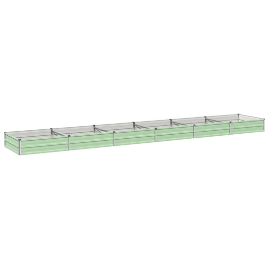 vidaXL Raised Garden Bed Pastel Green 480 x 80 x 24 cm
