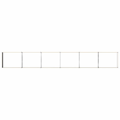 vidaXL Raised Garden Bed Natural 600 x 80 x 24 cm cold-rolled steel