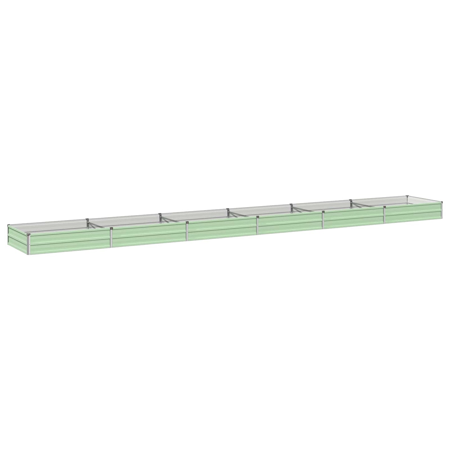 vidaXL Raised Garden Bed Pastel Green 600 x 80 x 24 cm