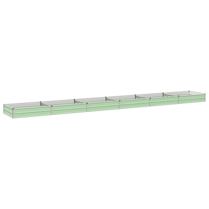 vidaXL Raised Garden Bed Pastel Green 600 x 80 x 24 cm