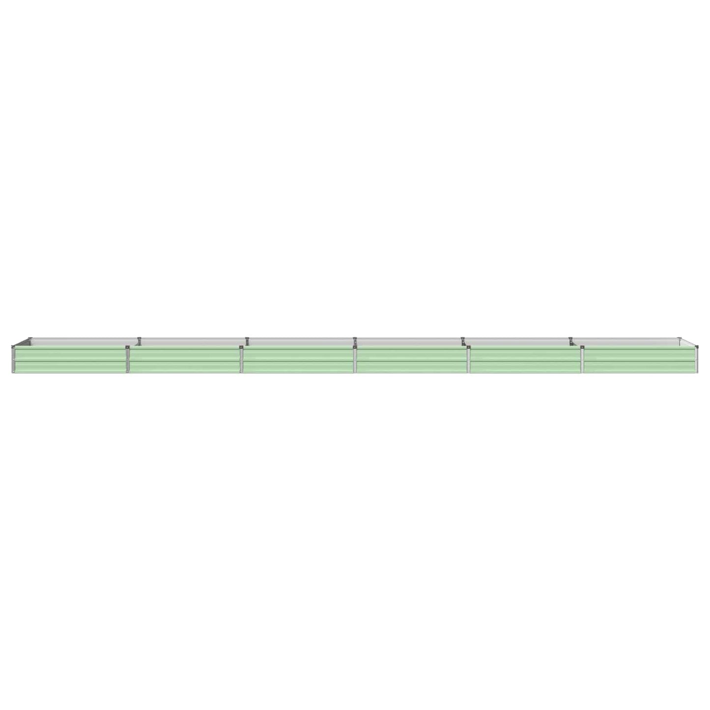 vidaXL Raised Garden Bed Pastel Green 600 x 80 x 24 cm