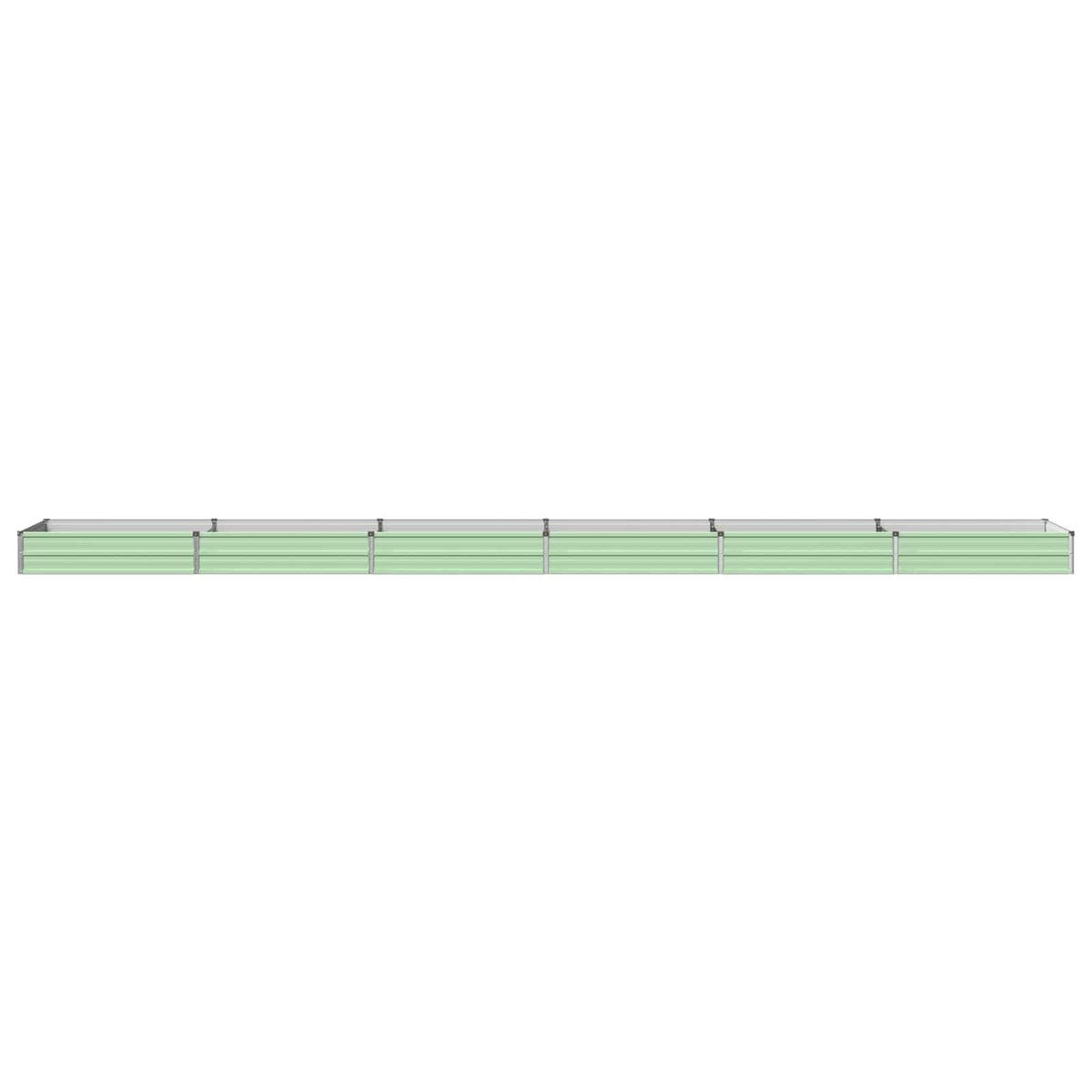 vidaXL Raised Garden Bed Pastel Green 600 x 80 x 24 cm