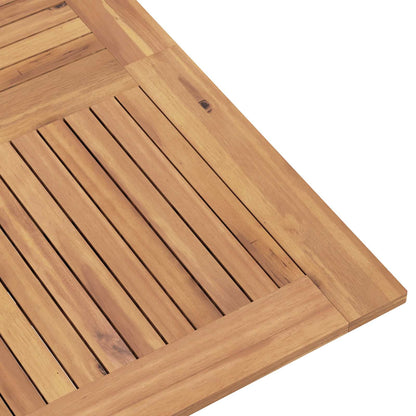 vidaXL Garden Set 5 pcs Brown Solid Teak Wood