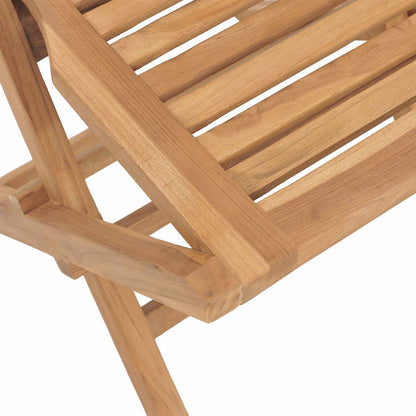vidaXL Garden Set 5 pcs Brown Solid Teak Wood