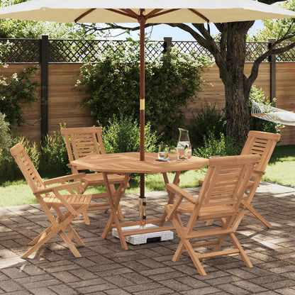 vidaXL Garden Set 5 pcs Brown Solid Teak Wood