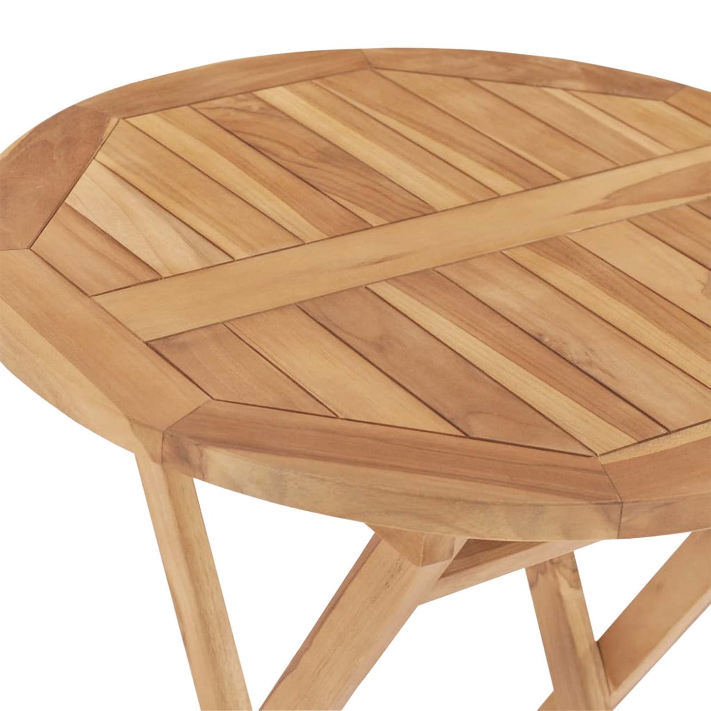 vidaXL Garden Set 3 pcs Brown Soild Teak Wood