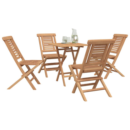 vidaXL Garden Set 3 pcs Brown Soild Teak Wood