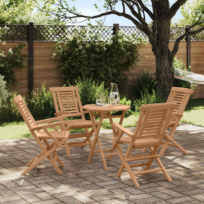 vidaXL Garden Set 3 pcs Brown Soild Teak Wood