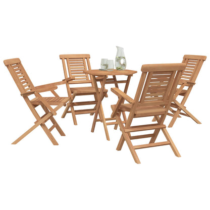vidaXL Garden Set 3 pcs Brown Soild Teak Wood