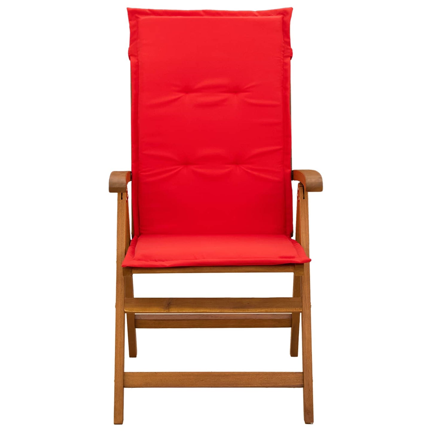 vidaXL Reclining Garden Chairs 6 pcs Natural Solid Acacia Wood