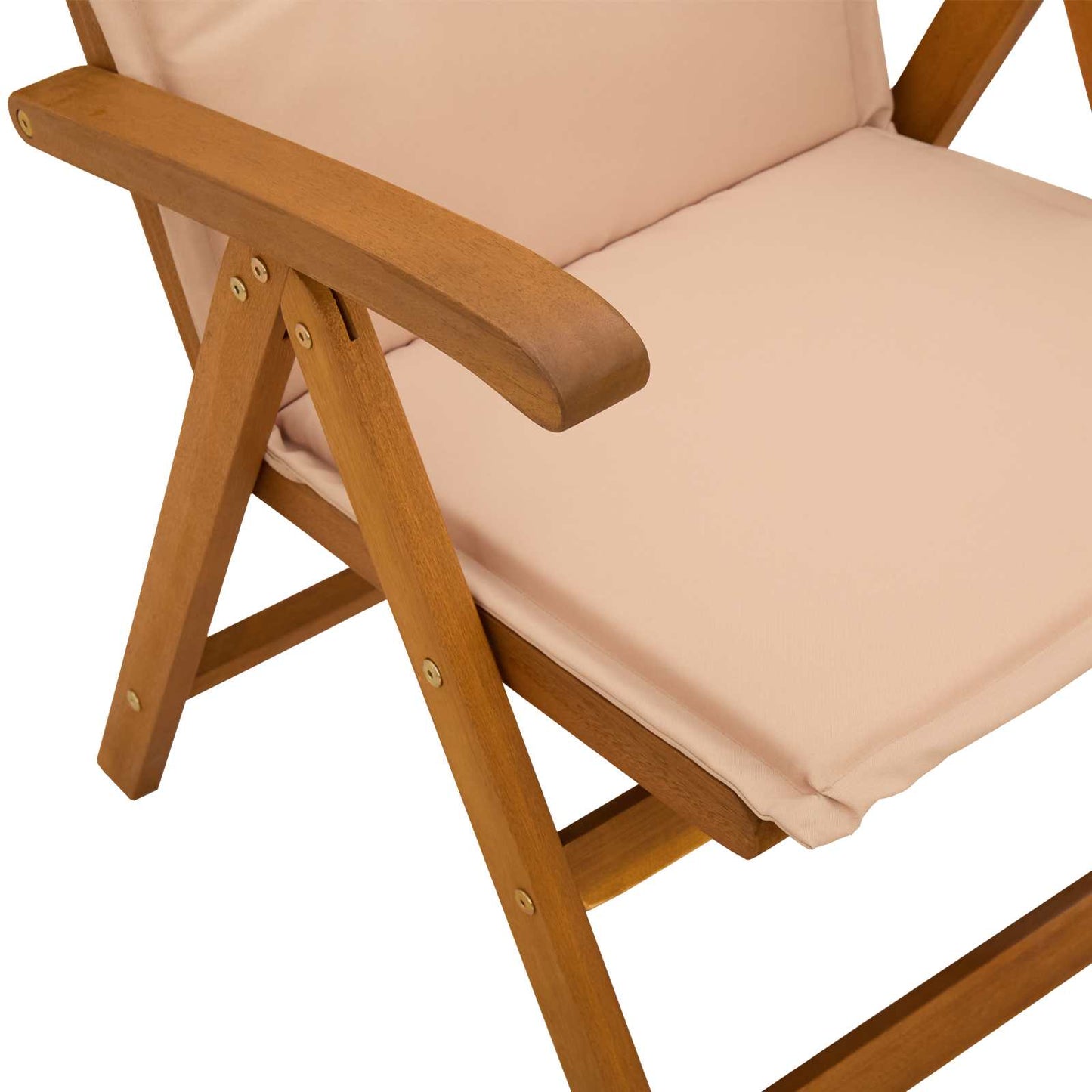 vidaXL 5-Piece Garden Dining Set Natural Solid Acacia Wood