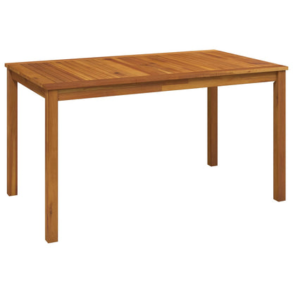 vidaXL 5-Piece Garden Dining Set 4-Seaters Cream Solid Acacia Wood