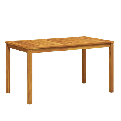 vidaXL 5-Piece Garden Dining Set Natural Solid Acacia Wood