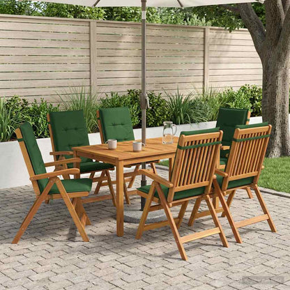 vidaXL 7-Piece Garden Dining Set Natural Solid Acacia Wood