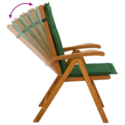 vidaXL 5-Piece Garden Dining Set Natural Solid Acacia Wood