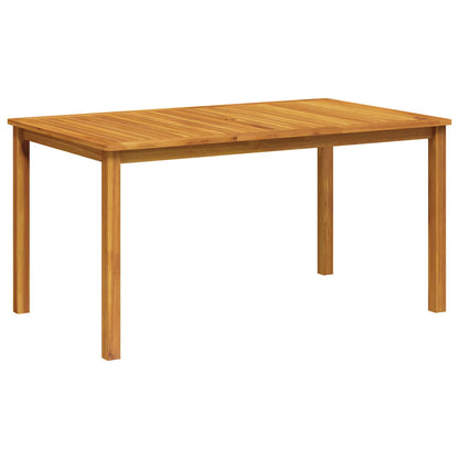 vidaXL 7-Piece Garden Dining Set Natural Solid Acacia Wood