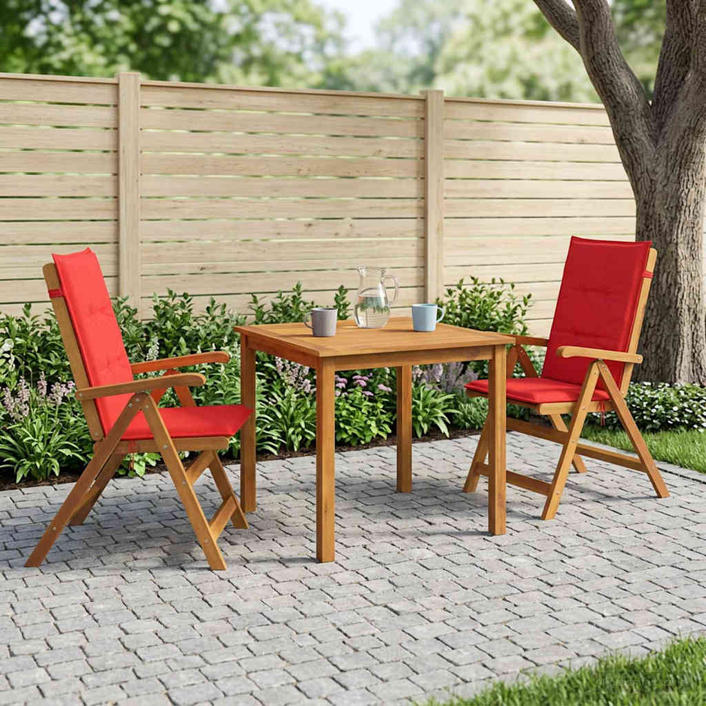 vidaXL 3-Piece Garden Dining Set Natural Solid Acacia Wood