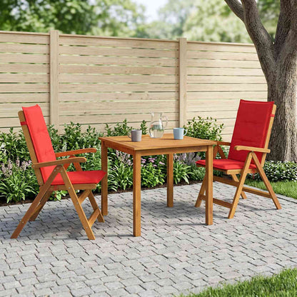 vidaXL 3-Piece Garden Dining Set Natural Solid Acacia Wood