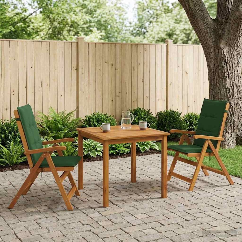 vidaXL 3-Piece Garden Dining Set Natural Solid Acacia Wood