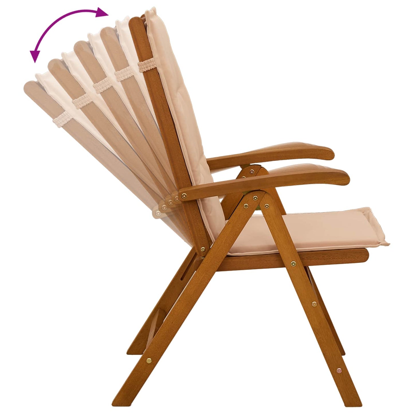 vidaXL 3-Piece Garden Dining Set 3 pcs Natural Solid Acacia Wood
