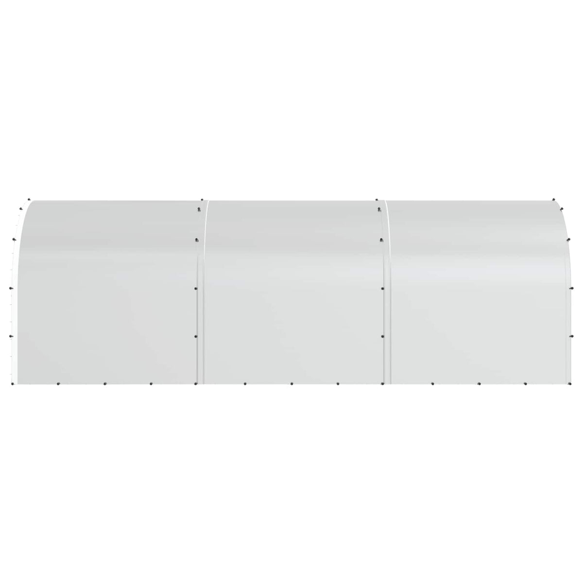 vidaXL Chicken Coop Silver 600 x 200 x 200 cm Galvanised Steel