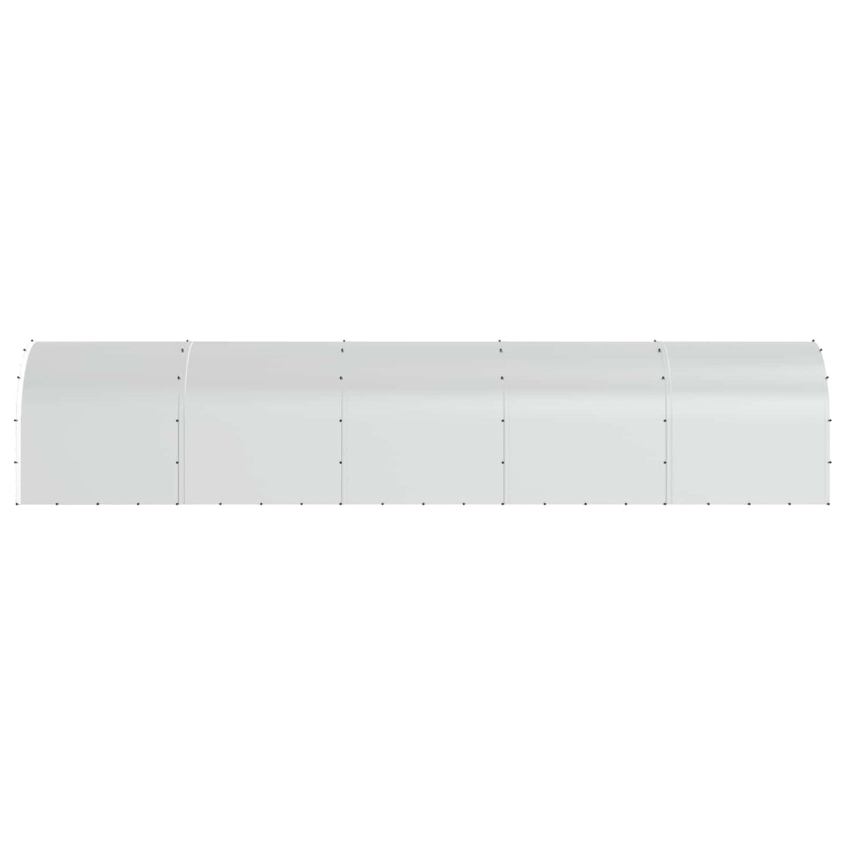 vidaXL Chicken Coop Silver 1000 x 200 x 200 cm Galvanised Steel
