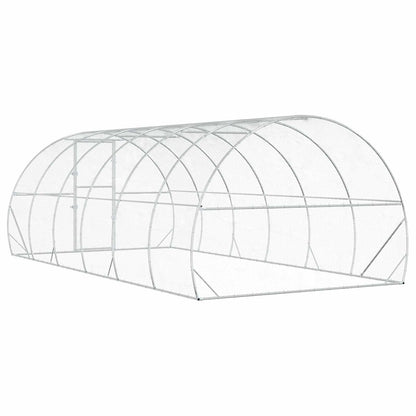 vidaXL Chicken Coop Silver 600 x 300 x 200 cm Galvanised Steel