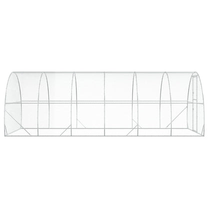 vidaXL Chicken Coop Silver 600 x 300 x 200 cm Galvanised Steel