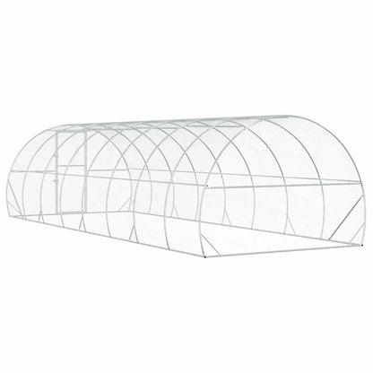 vidaXL Chicken Coop Silver 800 x 300 x 200 cm Galvanised Steel