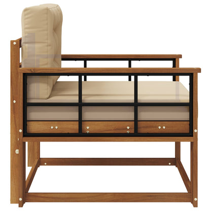 vidaXL Outdoor Middle Sofa Natural