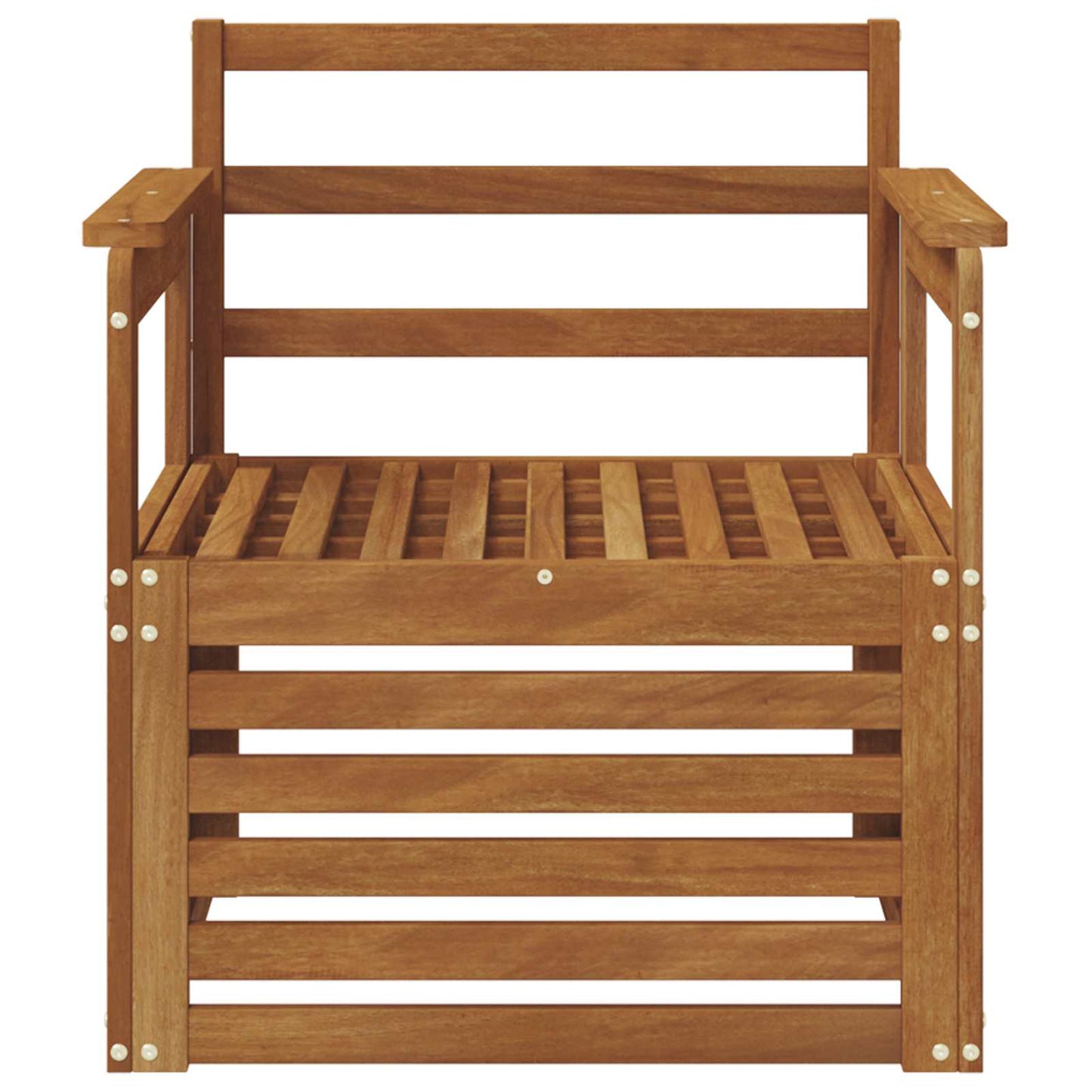 vidaXL Outdoor Sofa Solid Acacia Wood Natural