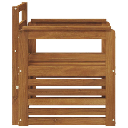 vidaXL Outdoor Sofa Solid Acacia Wood Natural