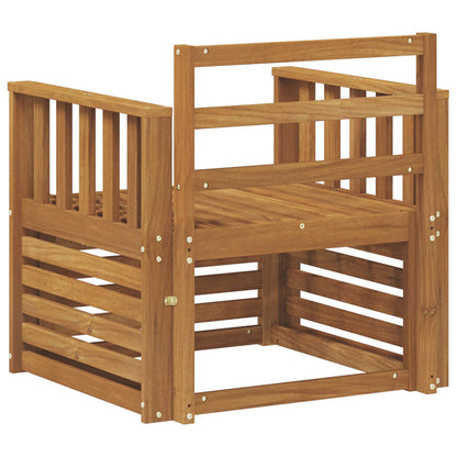 vidaXL Outdoor Sofa Solid Acacia Wood Natural