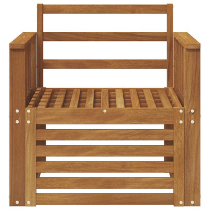vidaXL Outdoor Sofa Solid Acacia Wood Natural